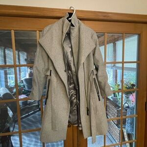 Calvin Klein
Womens Plus Size Belted Asymmetric Wrap Coat, Created for Macys